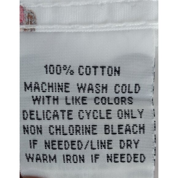 Molokai Surf Co Men's Medium Short Sleeve Button Shirt White Cotton Pizza Design - Picture 7 of 9